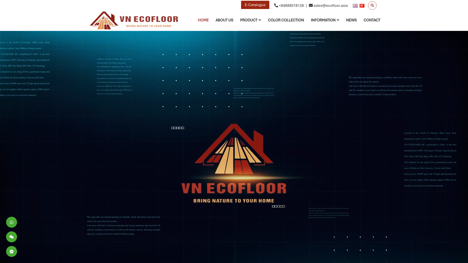 website screenshot of https://spcecofloors.net/