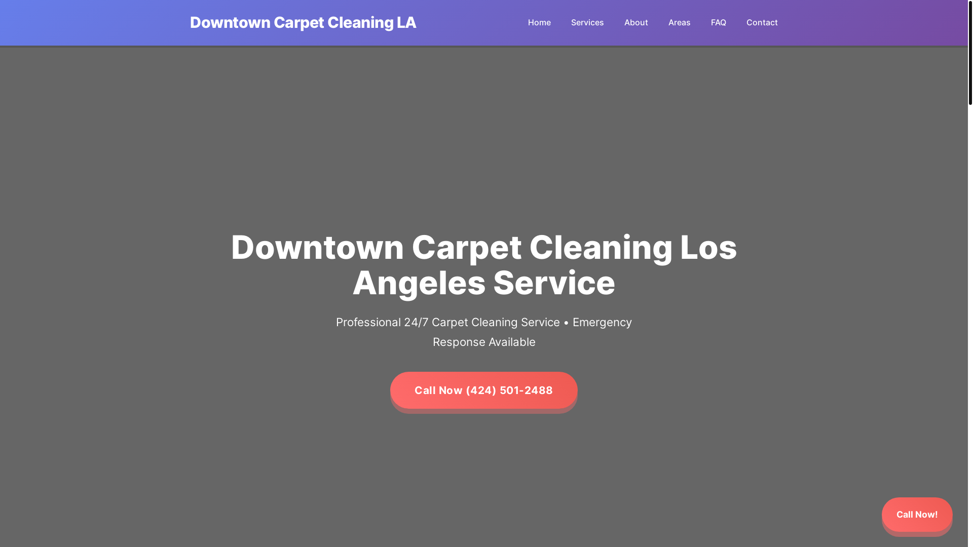 website screenshot of https://downtowncarpetcleaninglosangeles.top/