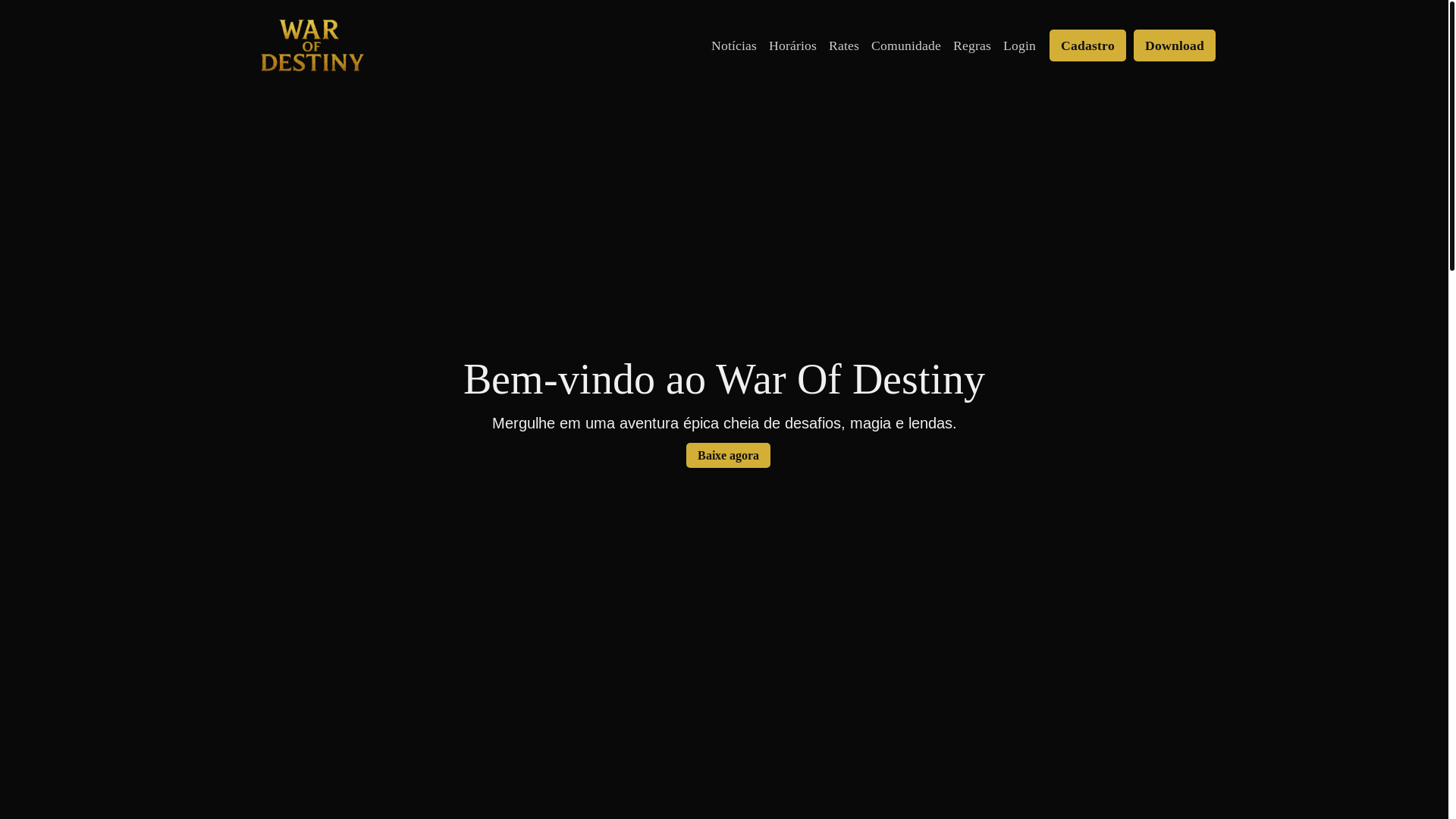 website screenshot of https://oriondestiny.online/
