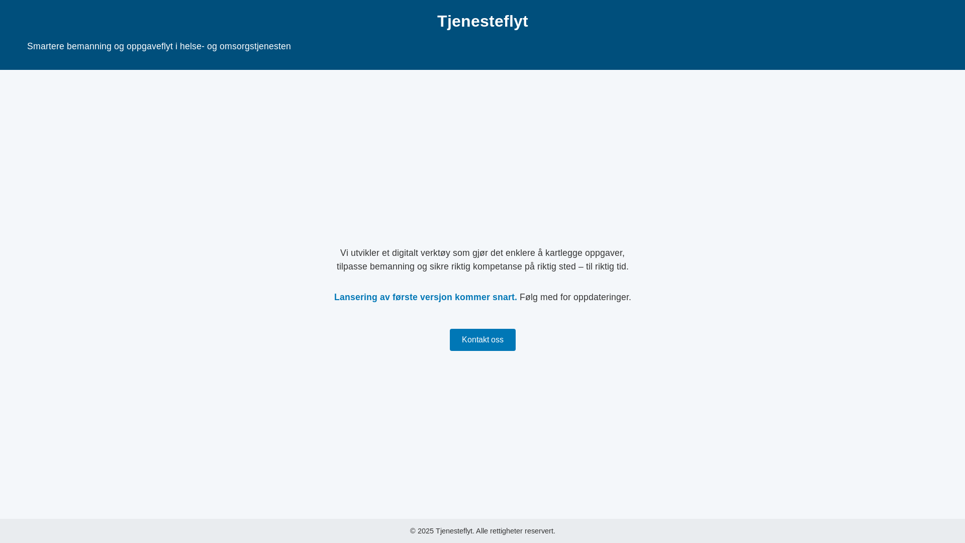 website screenshot of https://tjenesteflyt.pages.dev/