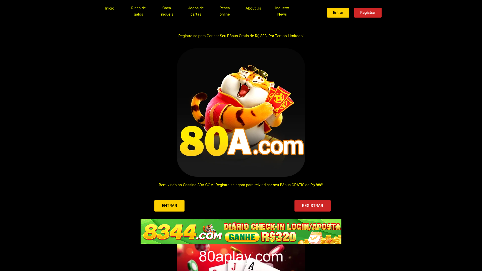 website screenshot of https://80aplay.com/