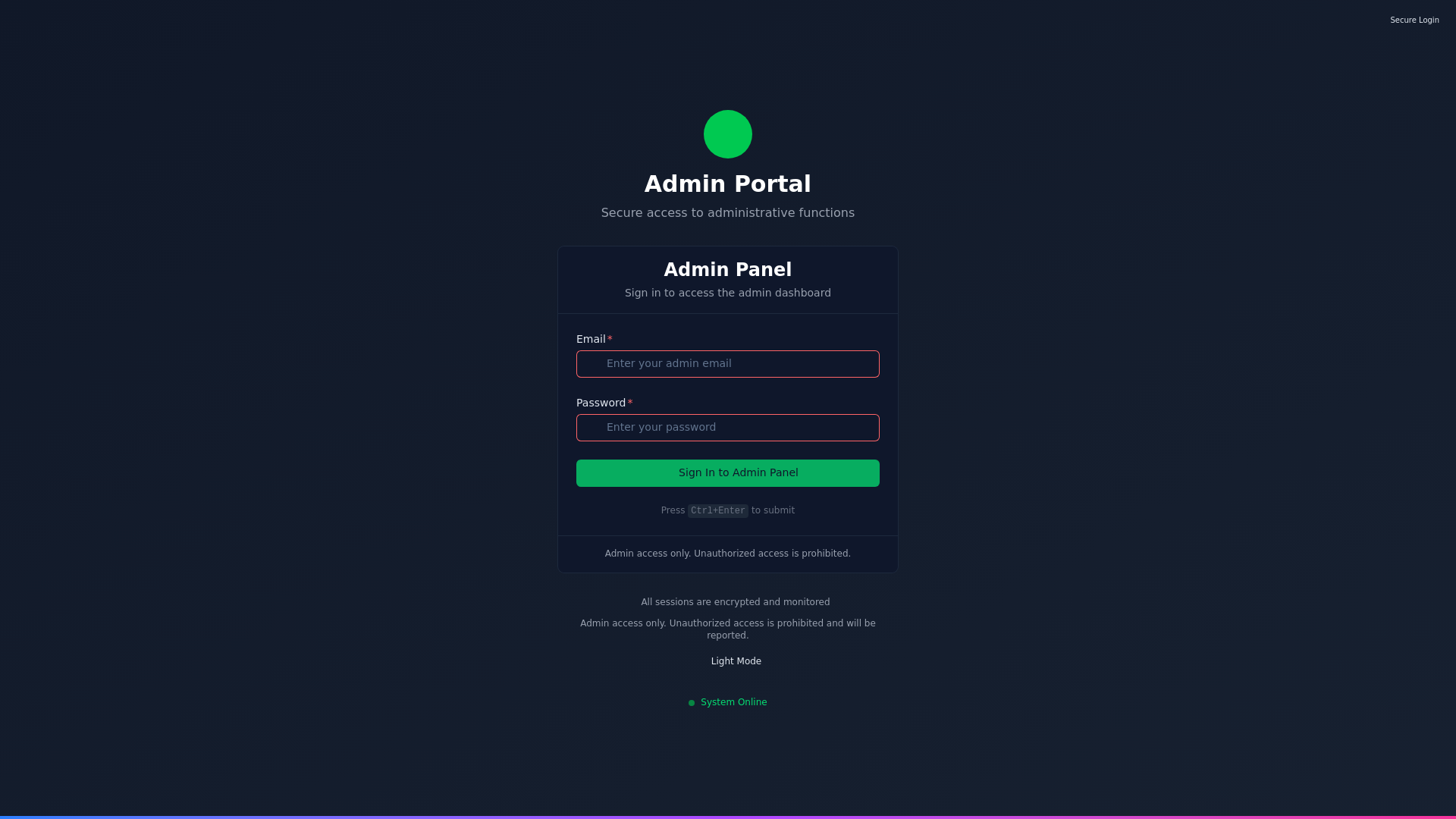 website screenshot of https://cas-iv-demo-fe-admin.pages.dev/