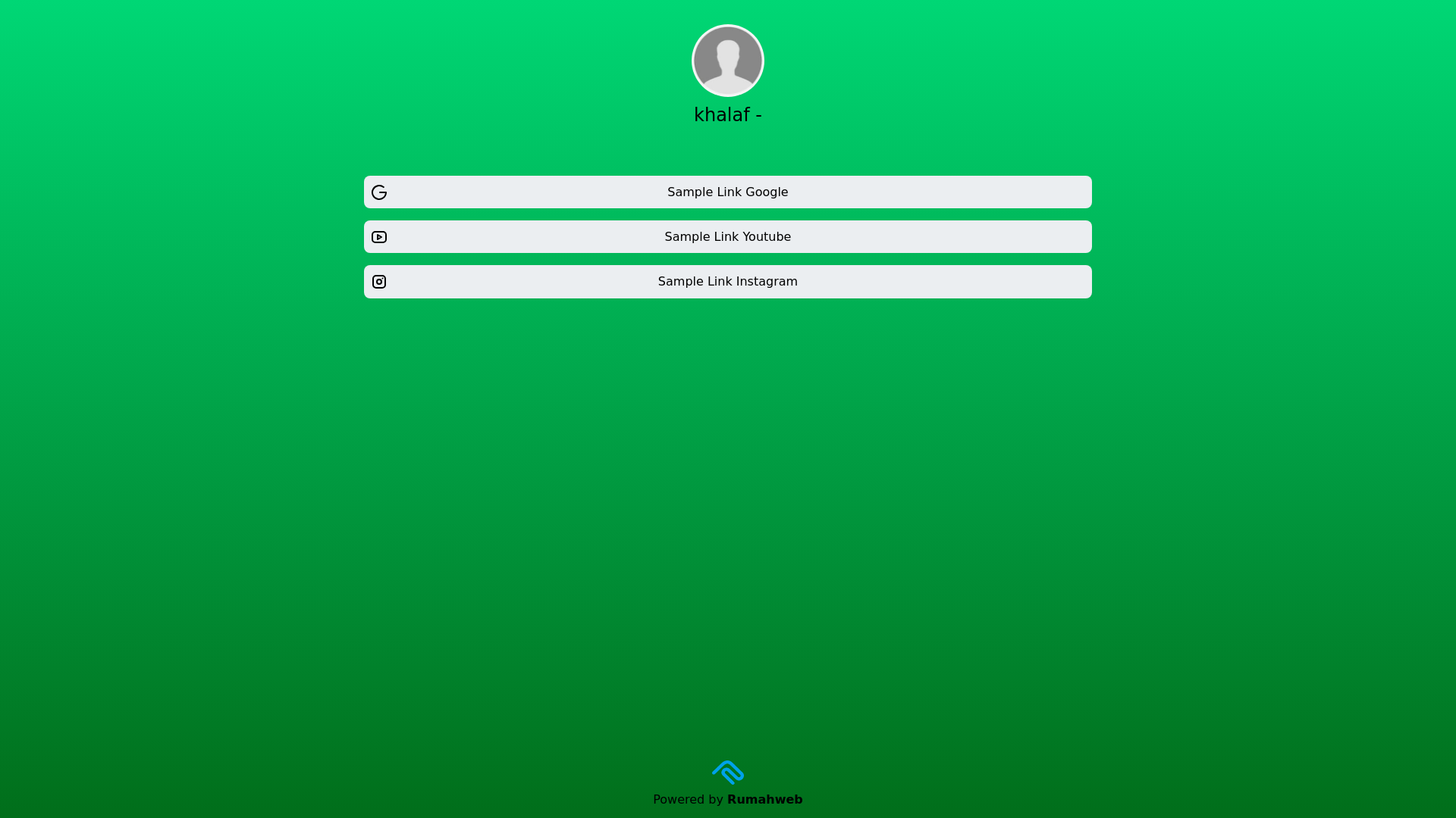 website screenshot of https://rugaraage.xyz/