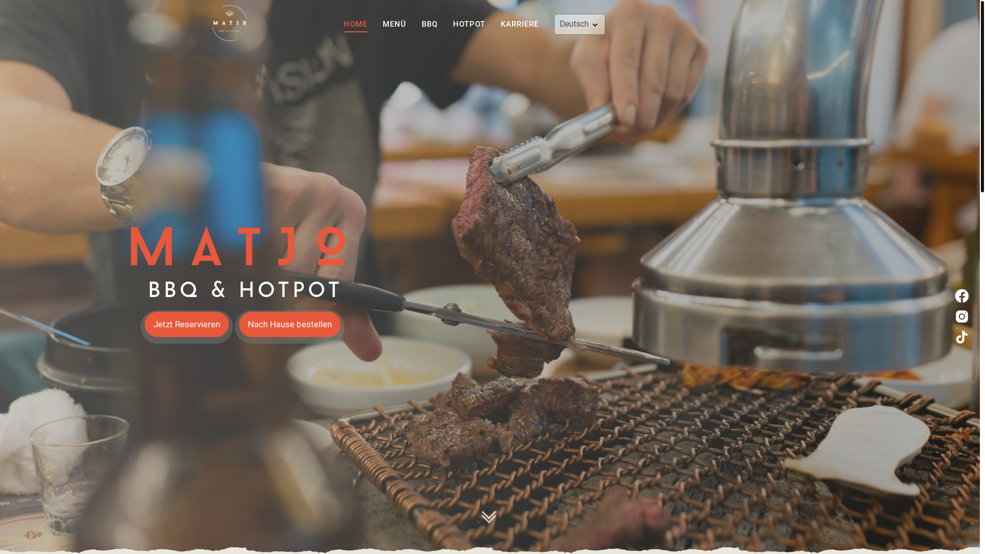 website screenshot of https://matjo-restaurant.pages.dev/