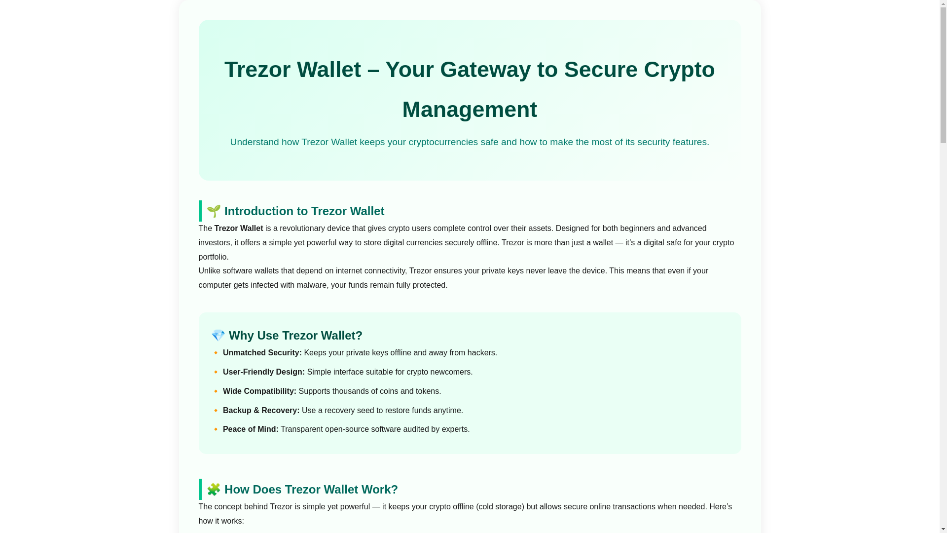 website screenshot of https://wallet-tresor-en-us.pages.dev/