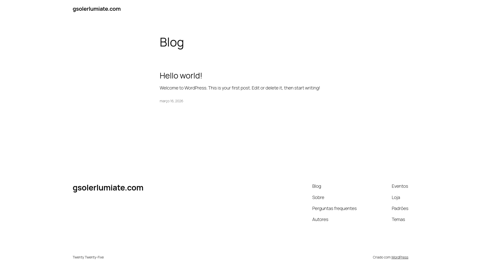 website screenshot of https://gsolerlumiate.com/