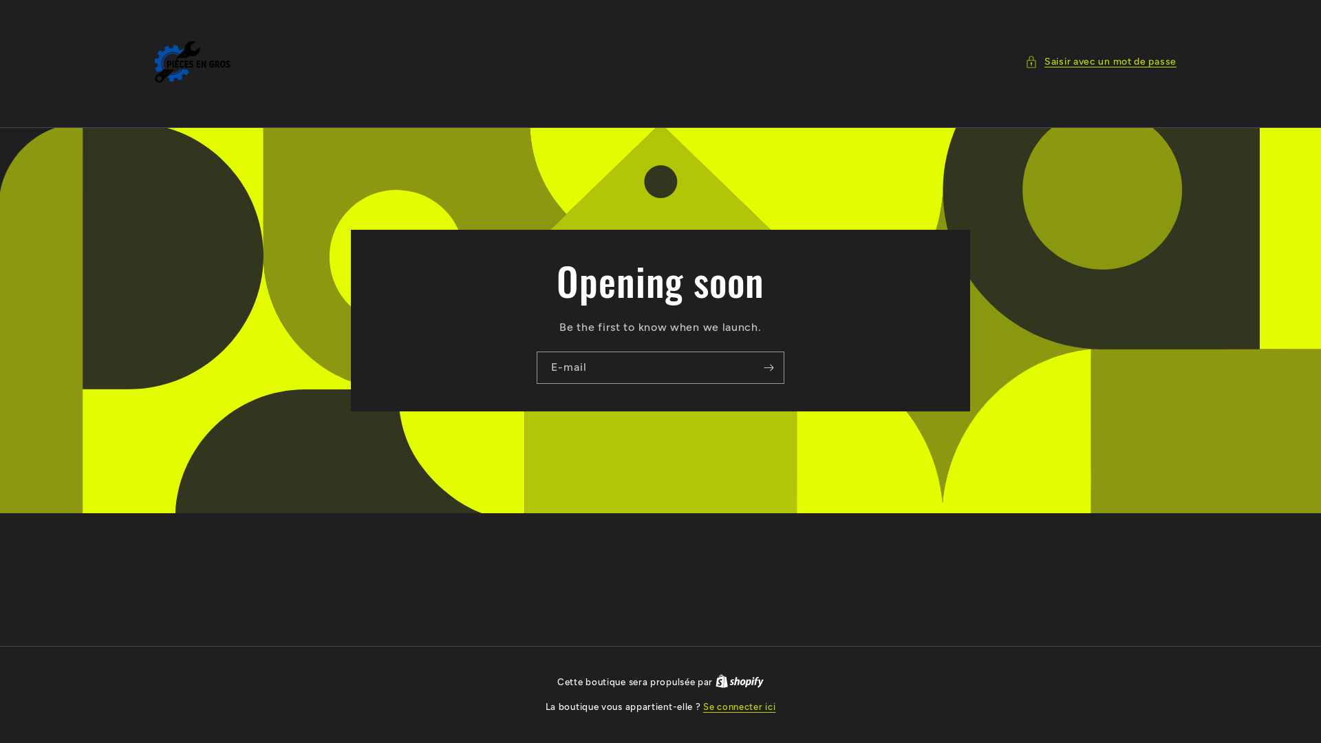 website screenshot of https://piecesengros.ca/