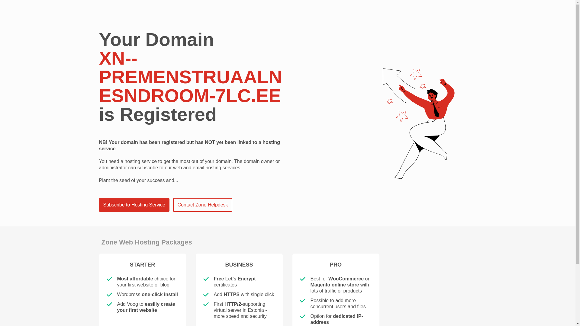 website screenshot of https://xn--premenstruaalnesndroom-7lc.ee/
