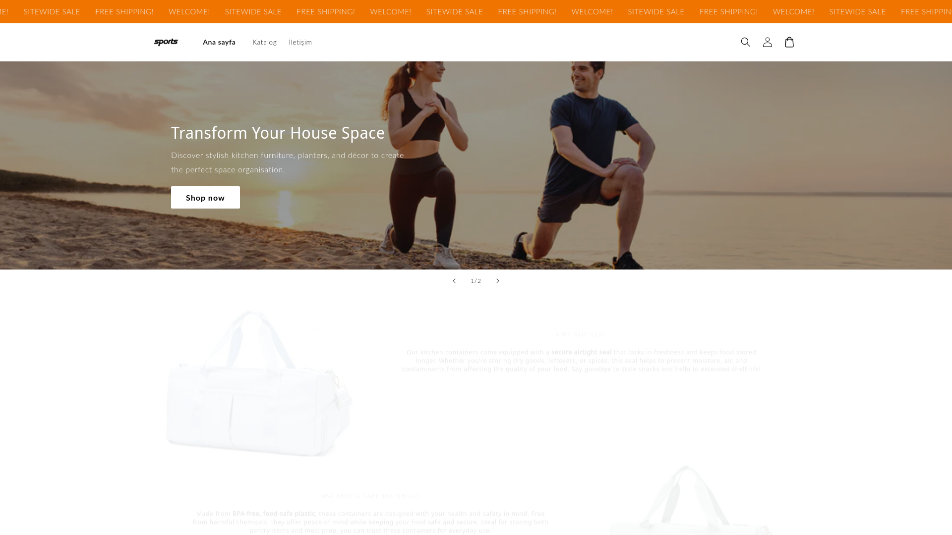 website screenshot of https://myprimenest.store/