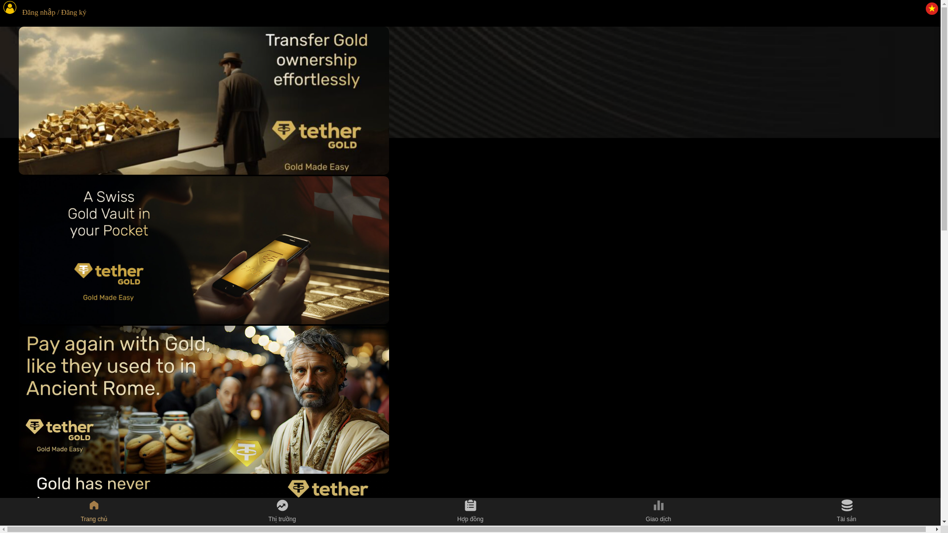 website screenshot of https://goldcex.fun/