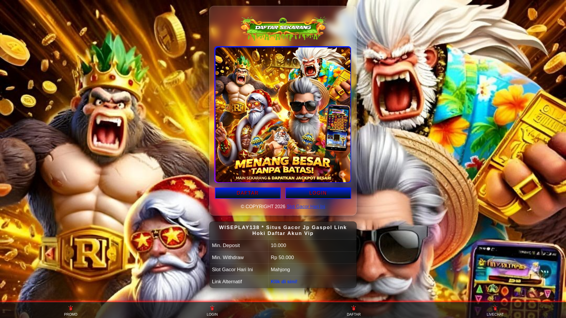 website screenshot of https://bisaampwiseplay138.pages.dev/