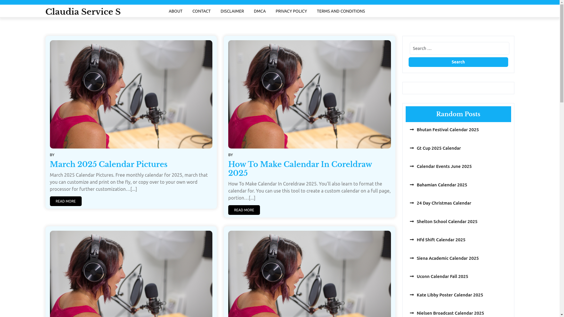 website screenshot of https://claudiaservices.pages.dev/