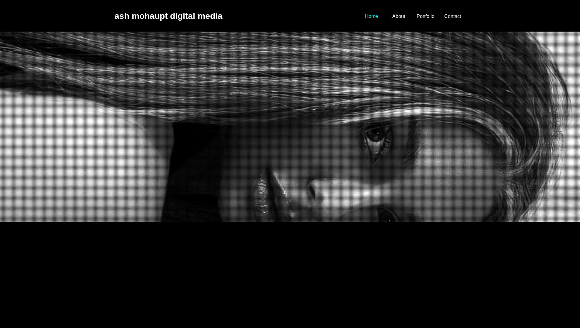 website screenshot of https://ashmohauptdigitalmedia.ca/