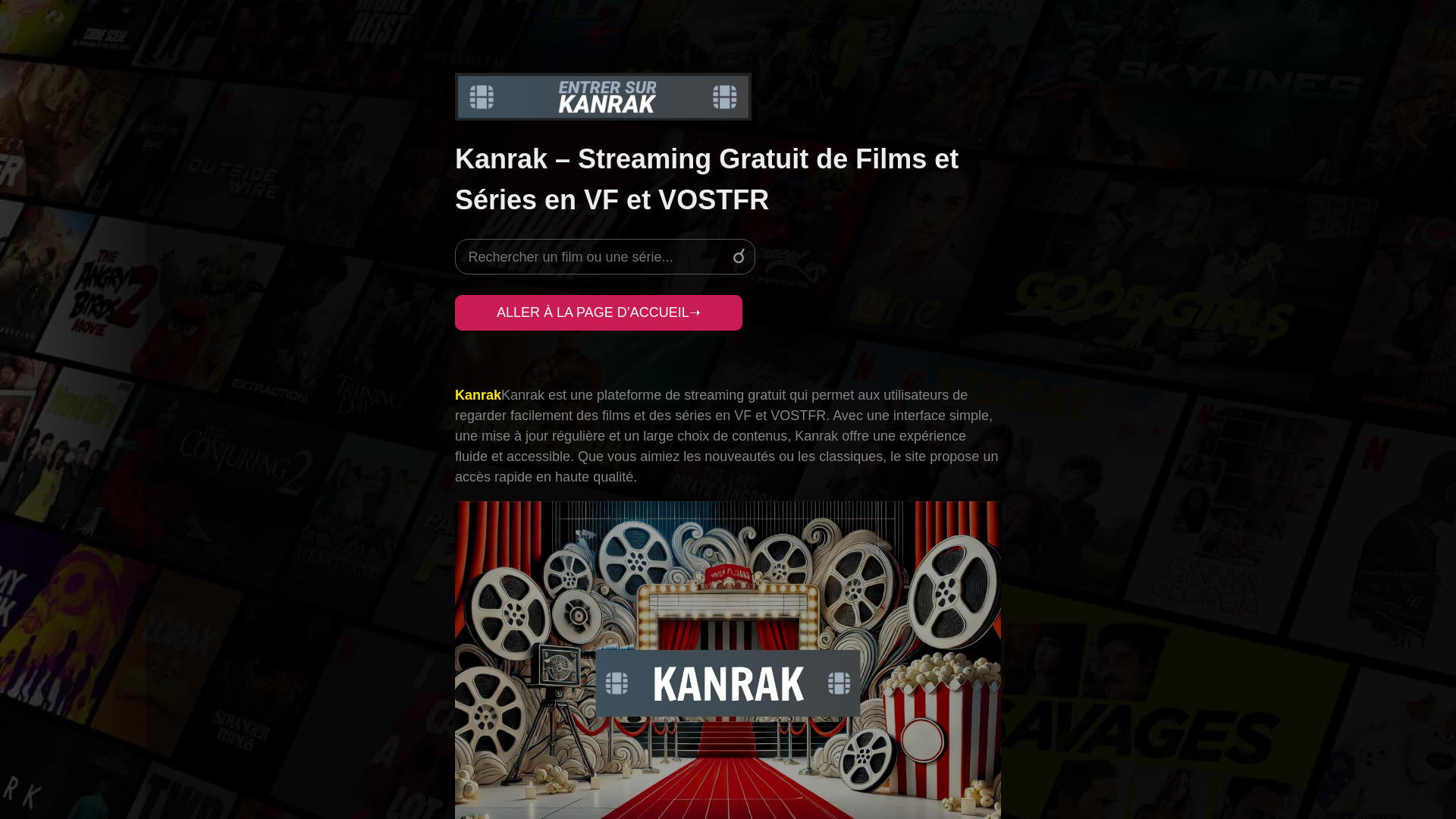 website screenshot of https://kanrak.lat/