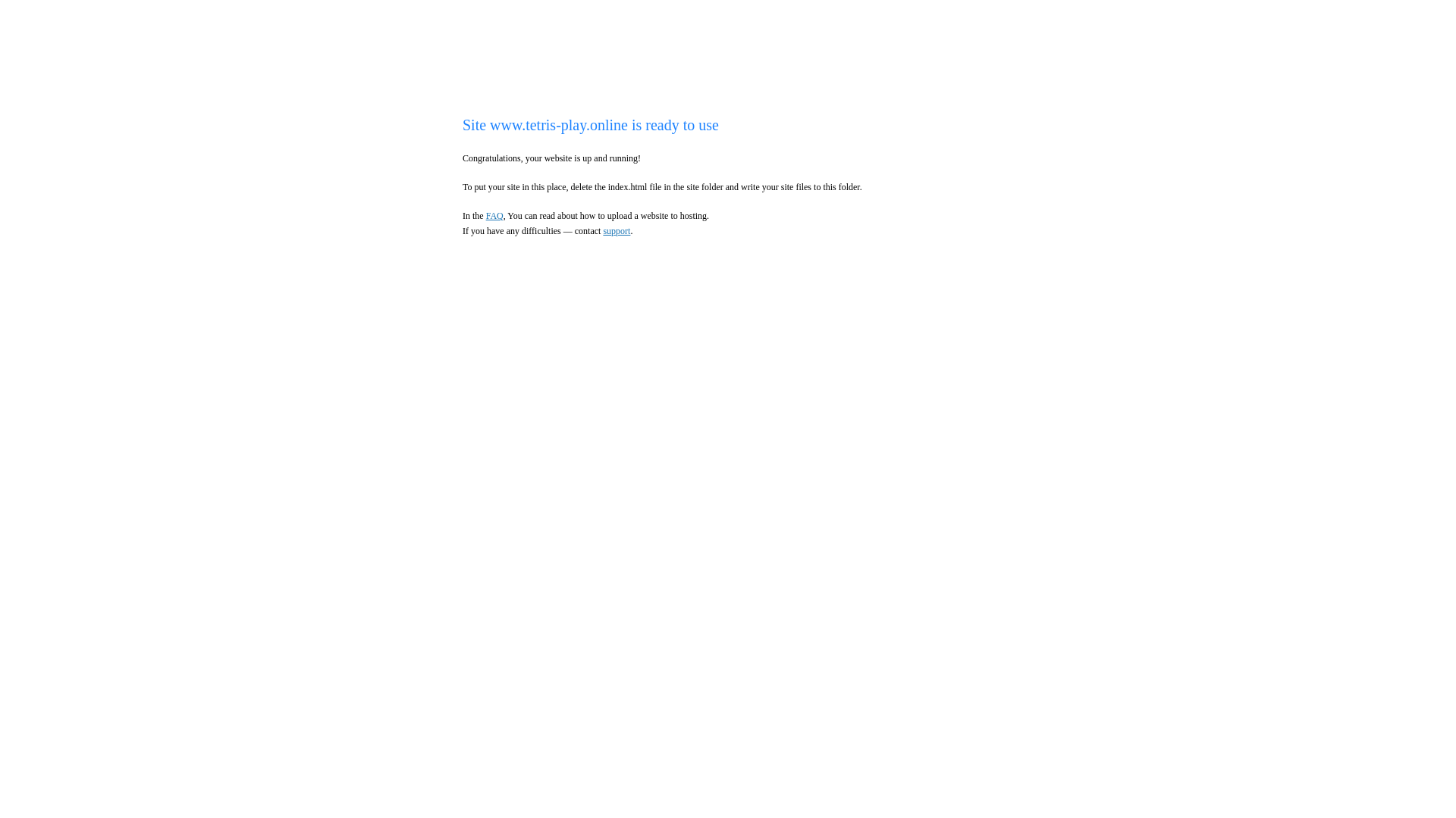 website screenshot of https://tetris-play.online/