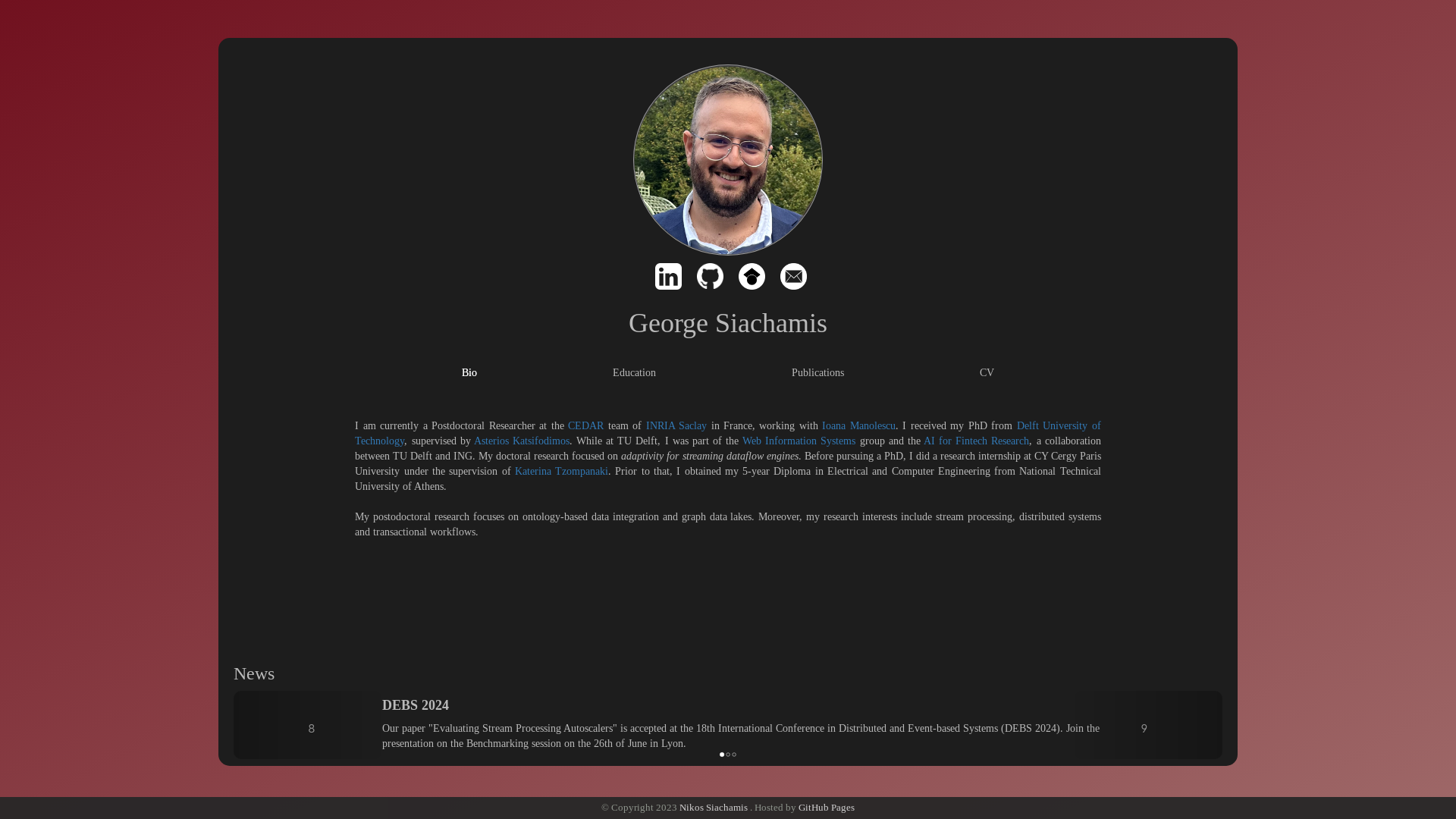 website screenshot of https://gsiachamis.dev/