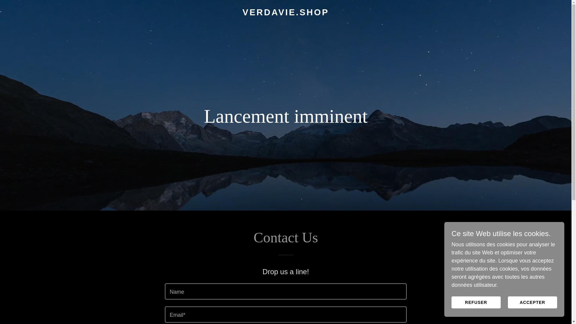 website screenshot of https://verdavie.shop/
