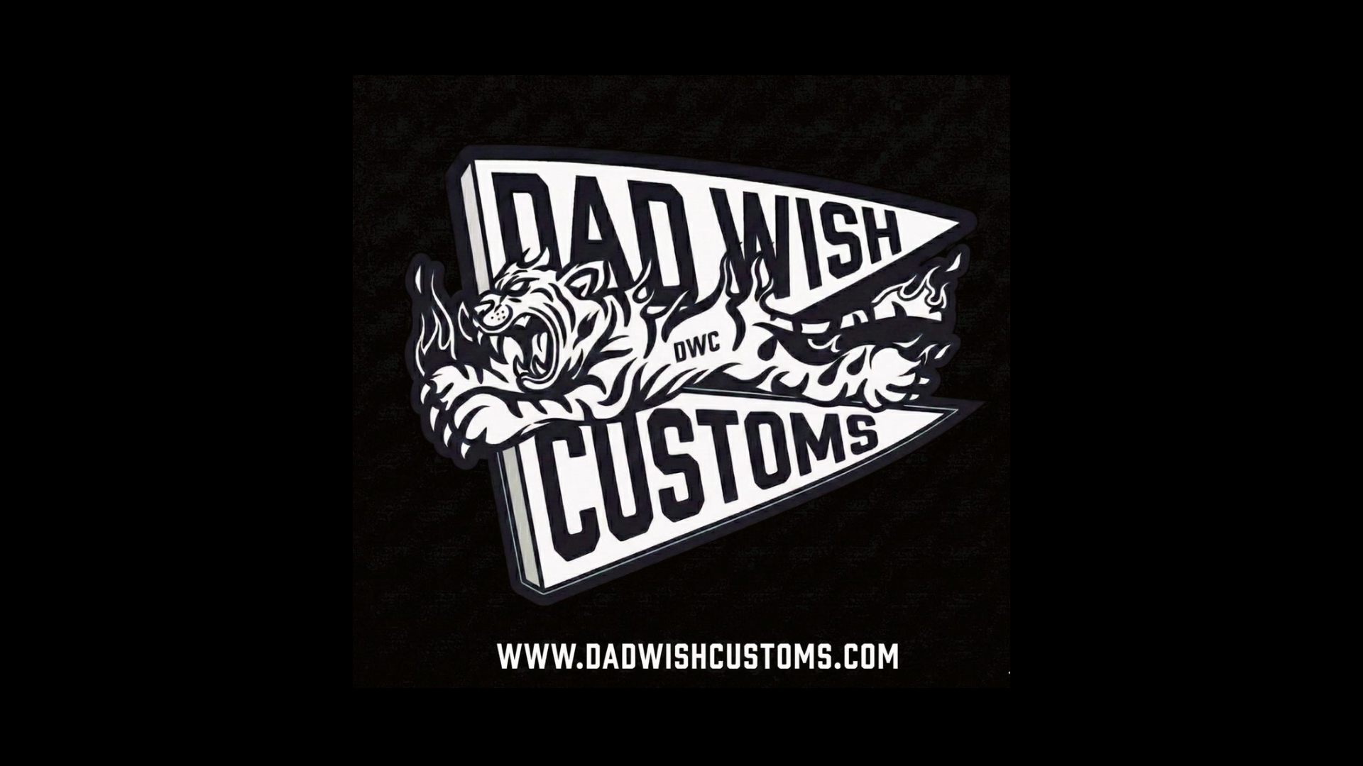 website screenshot of https://dadwishcustoms.com