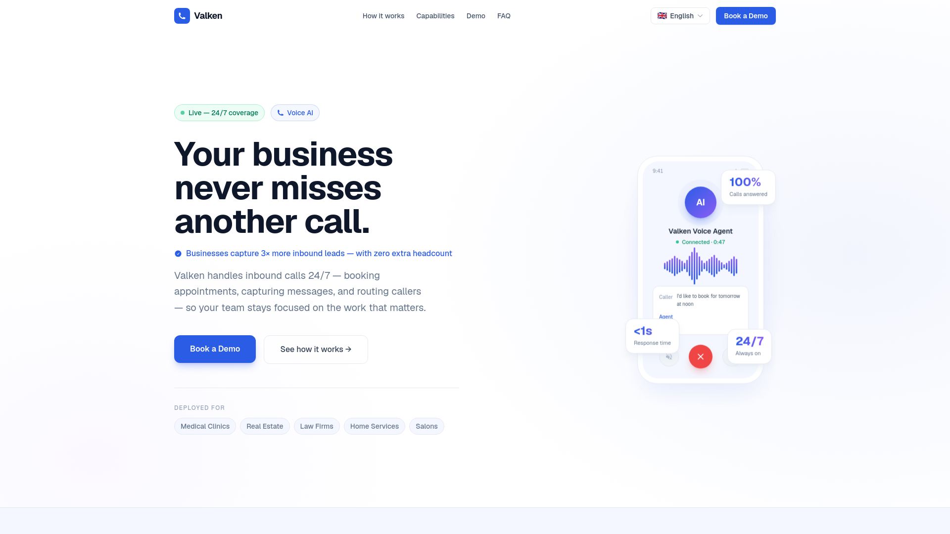 website screenshot of https://valken-website.pages.dev/