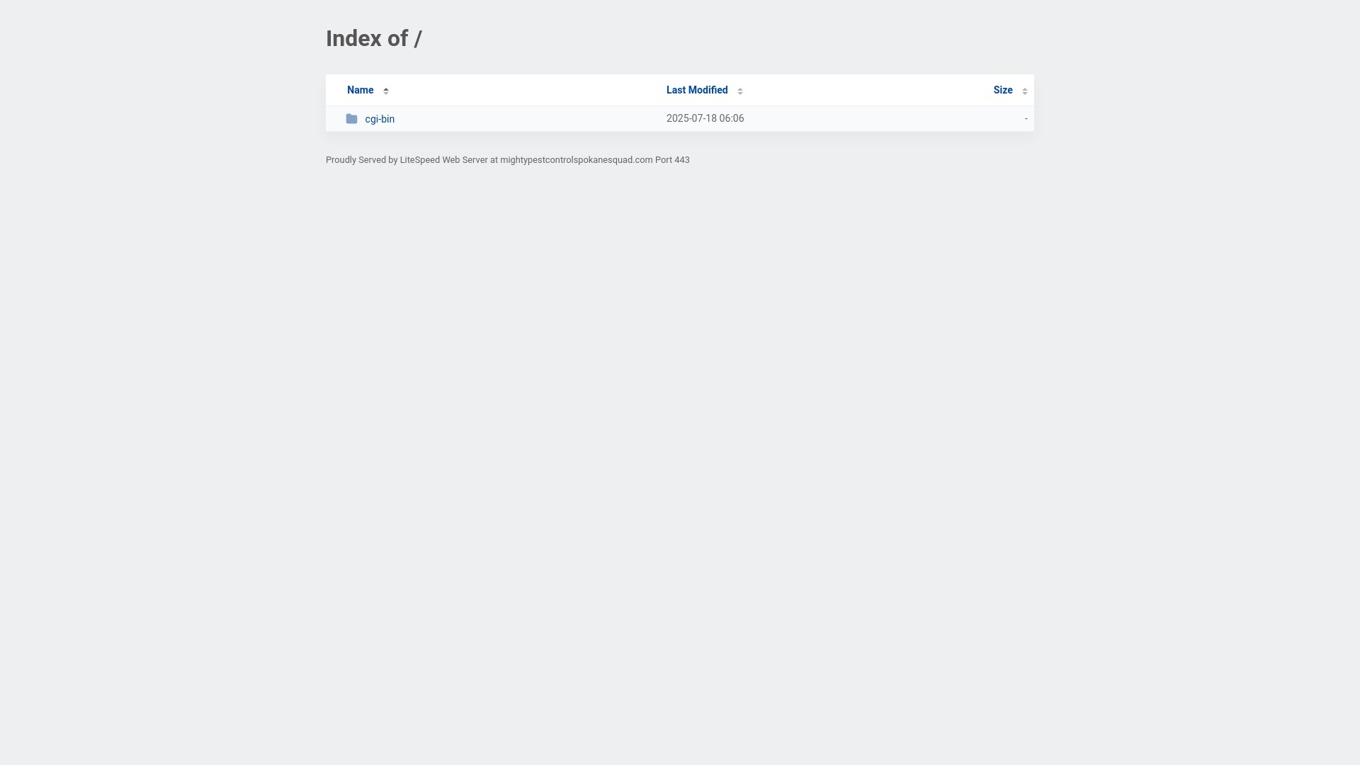 website screenshot of https://mightypestcontrolspokanesquad.com/