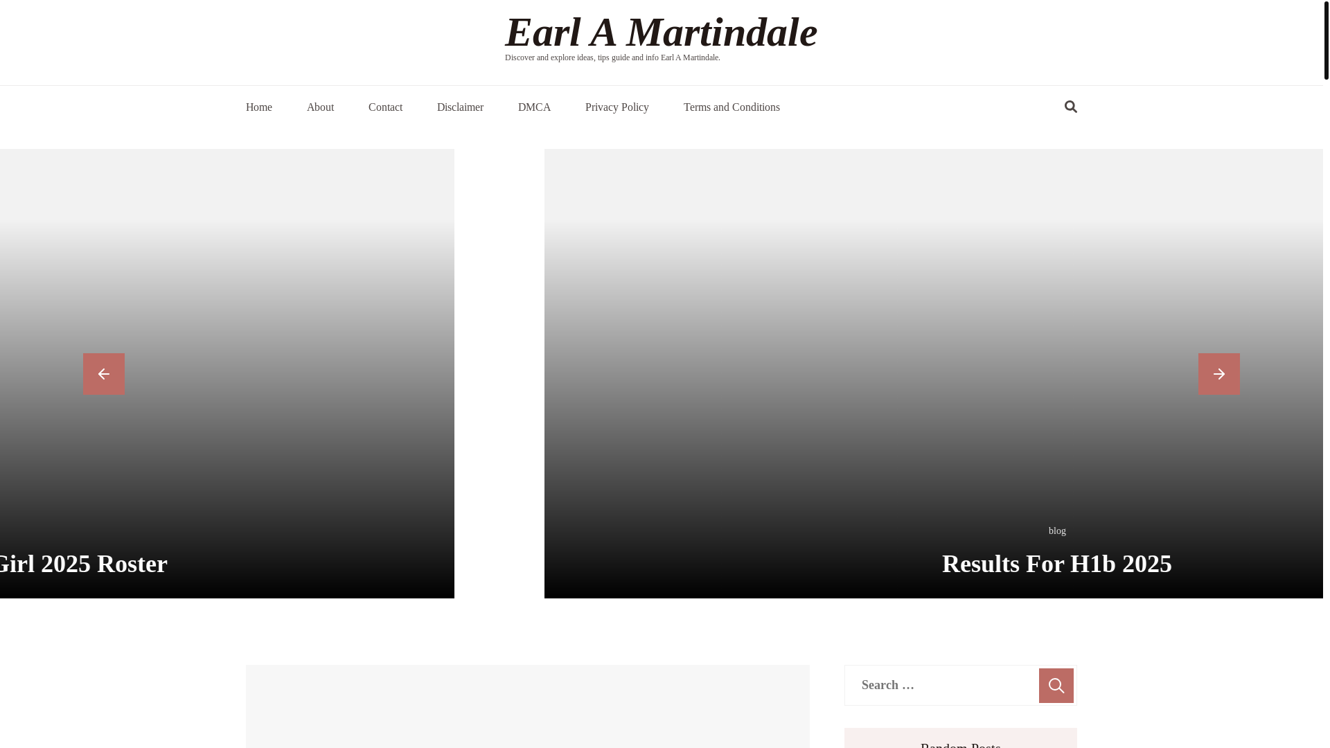 website screenshot of https://earlamartindaled.pages.dev/