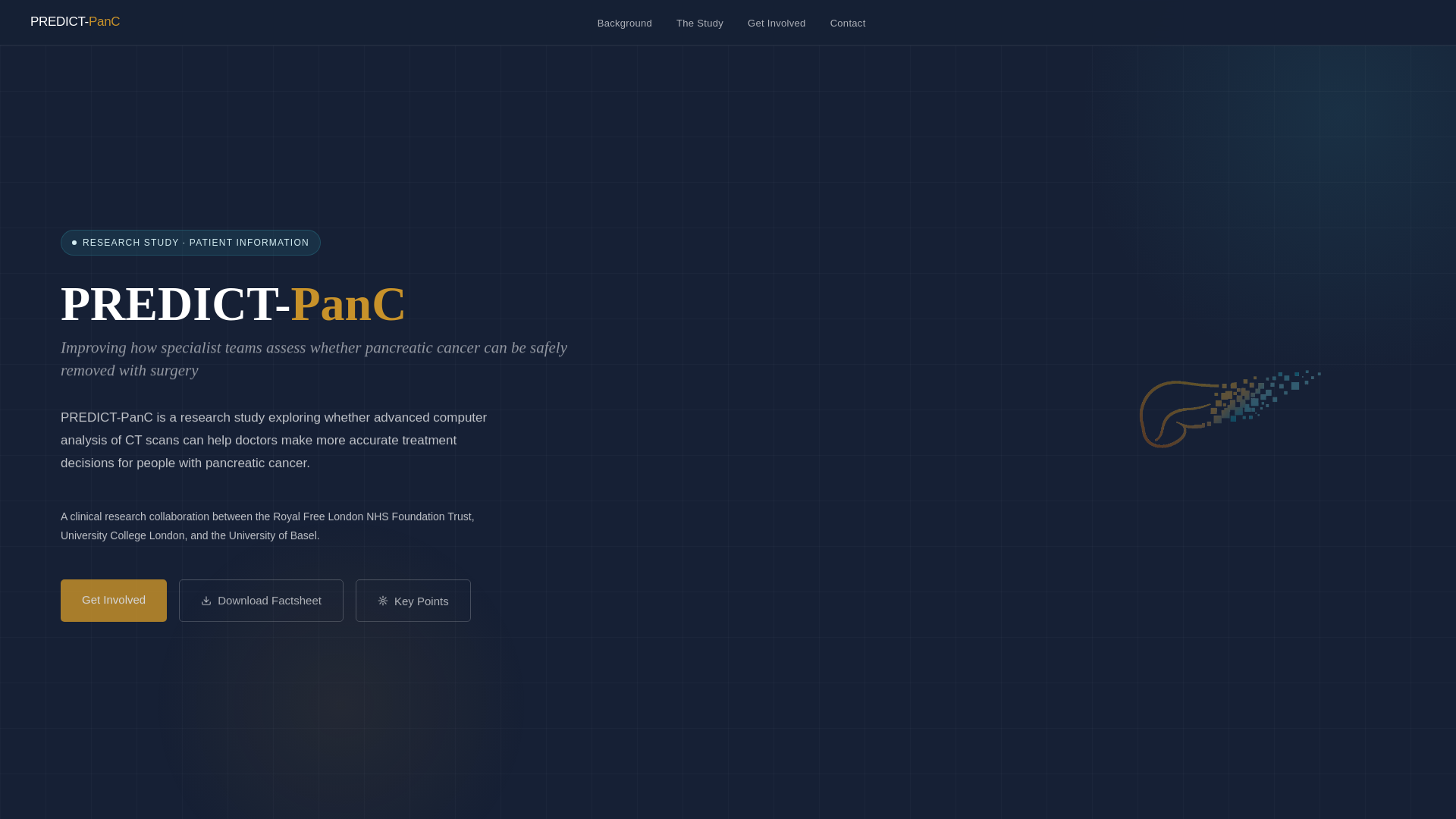 website screenshot of https://predict-panc.org/