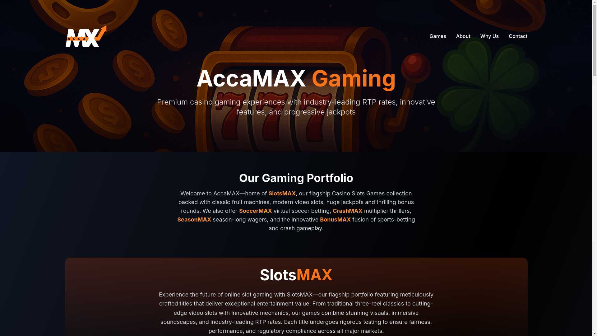 website screenshot of https://landing-accamax-website.pages.dev/