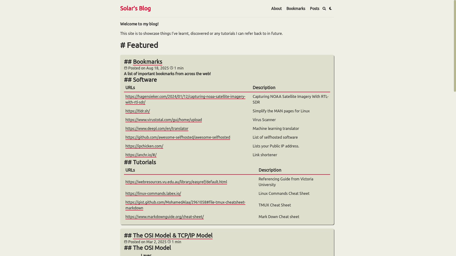 website screenshot of https://solartechnotes.pages.dev/