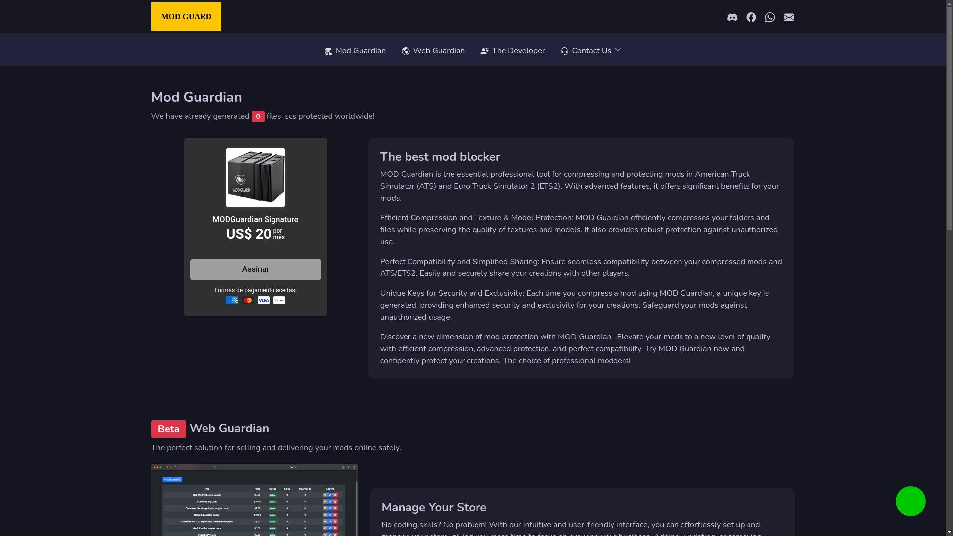 website screenshot of https://guardian-corporate.pages.dev/
