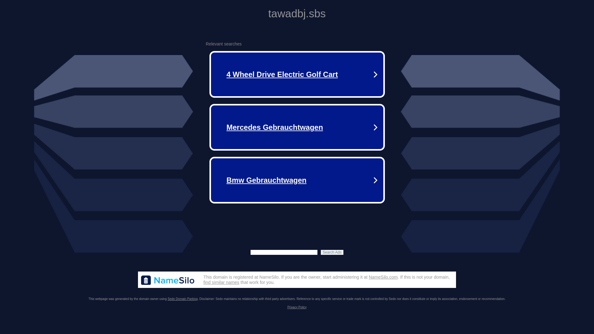 website screenshot of https://tawadbj.sbs/