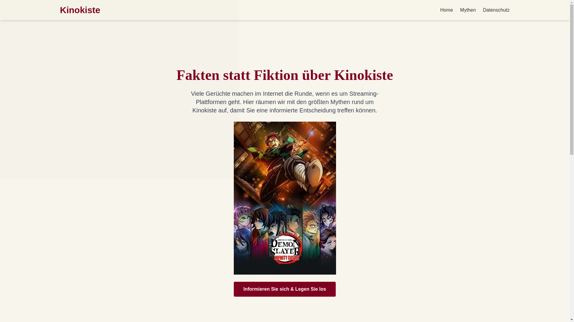 website screenshot of https://kinokiste-numu.pages.dev/