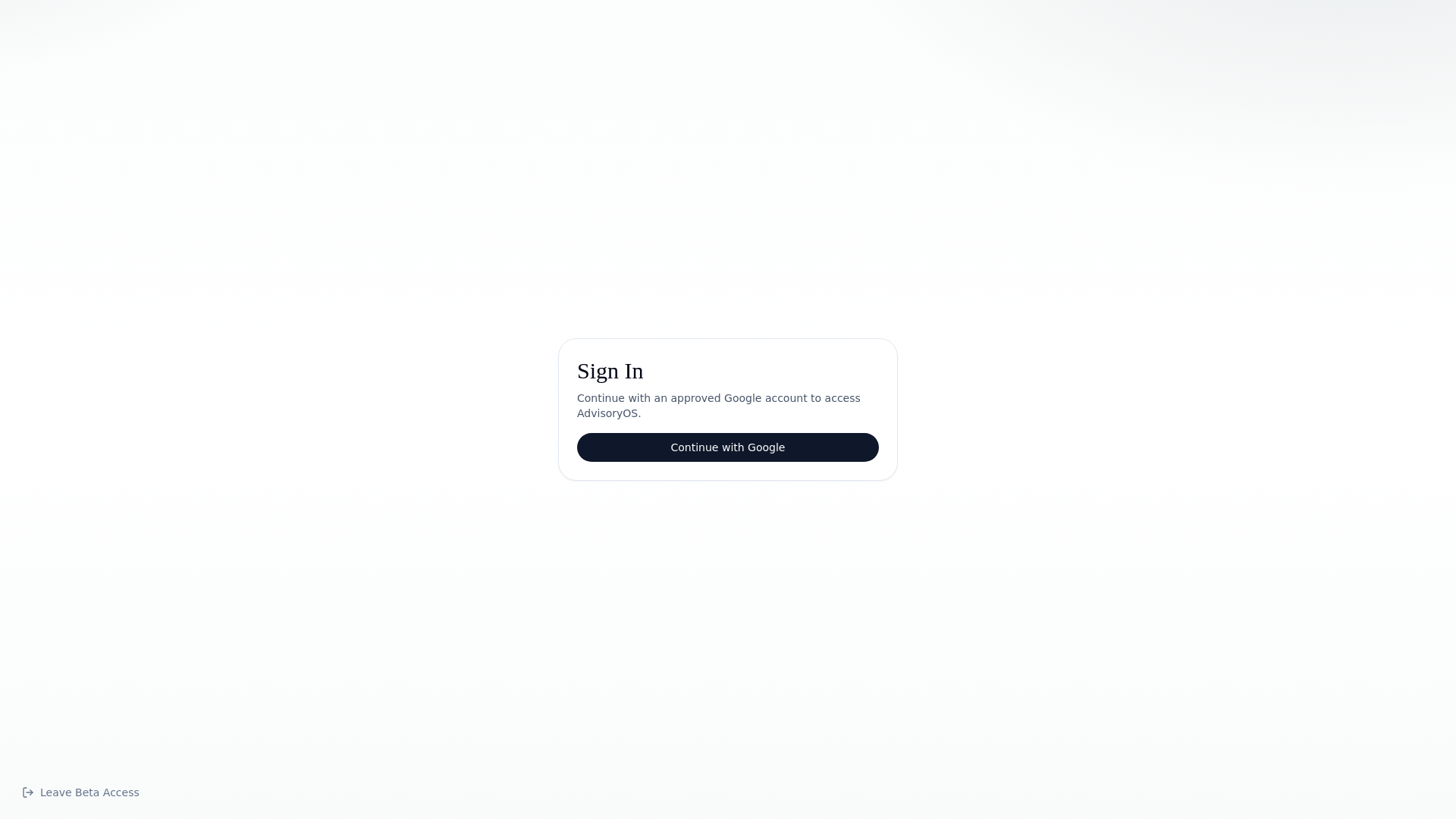 website screenshot of https://advisoryos-demo.pages.dev/