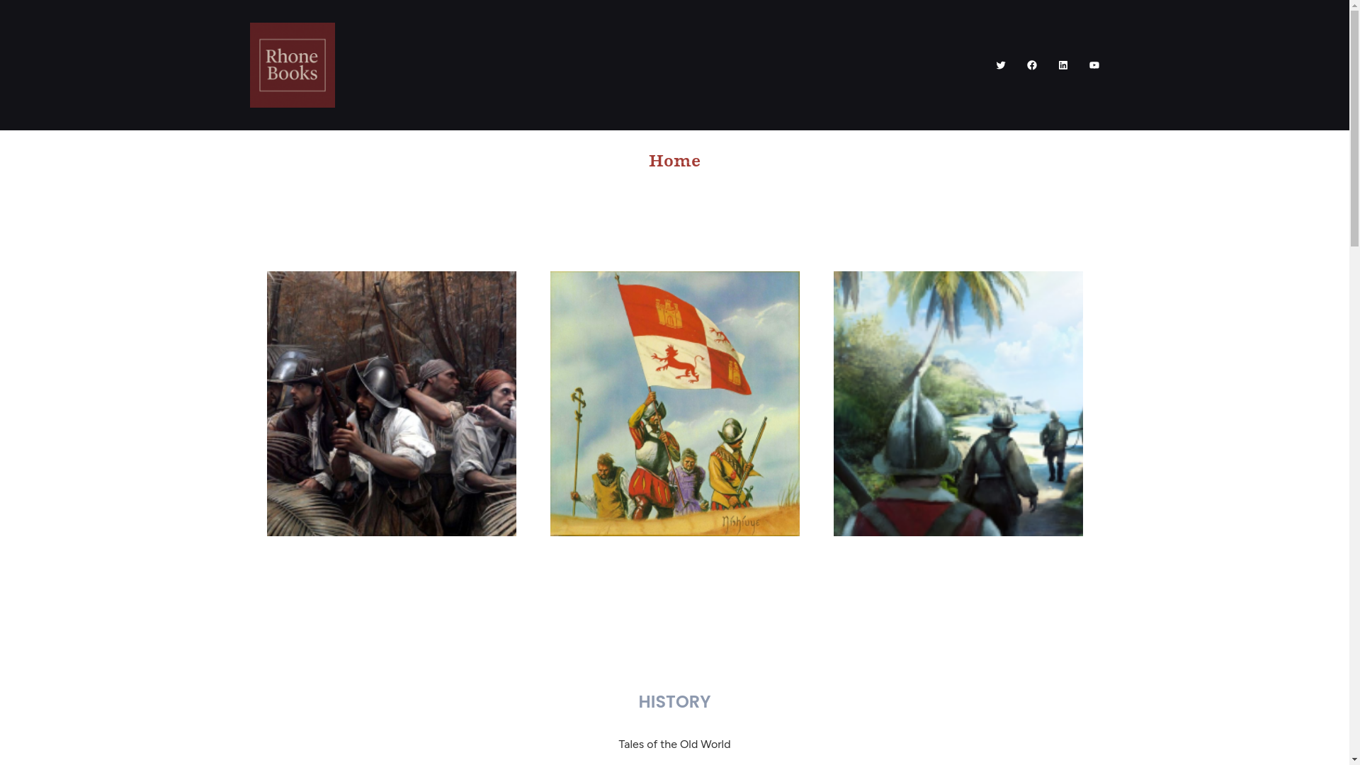 website screenshot of https://rhonebooks.com/
