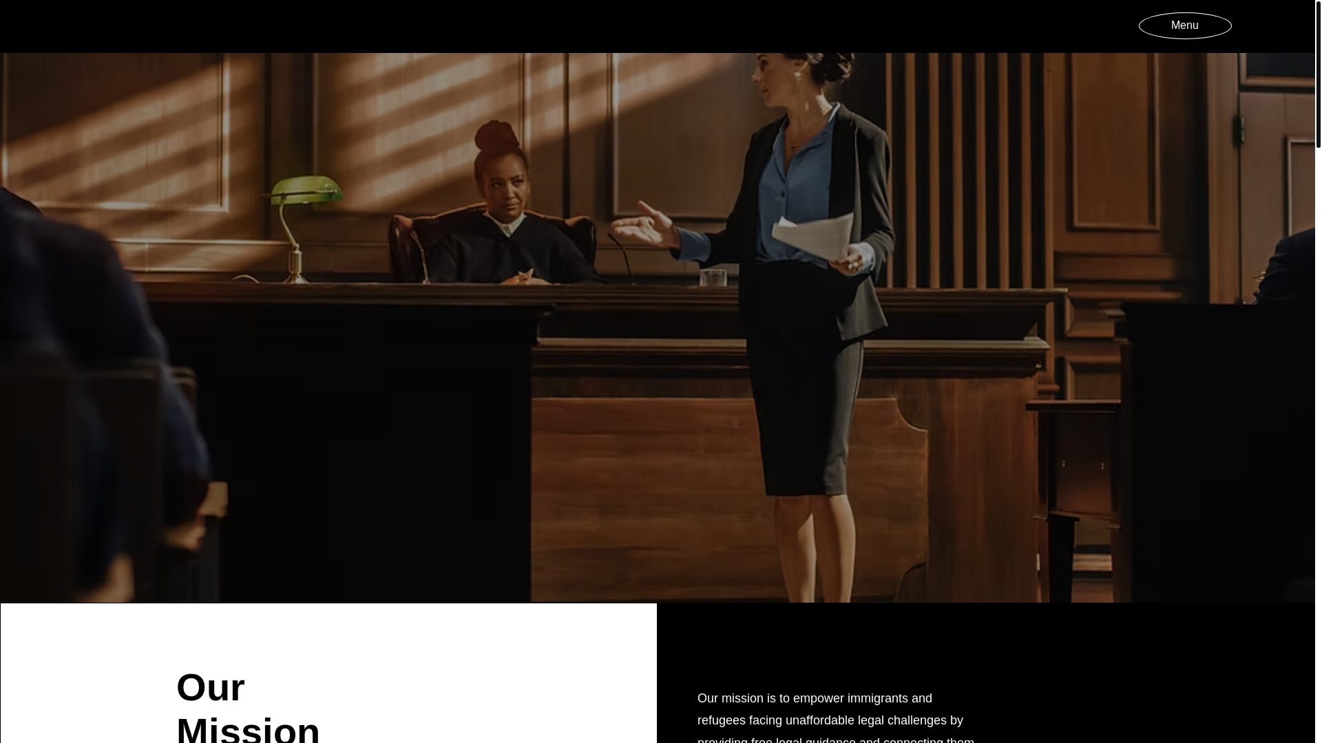 website screenshot of https://lafi4immigrants.org/