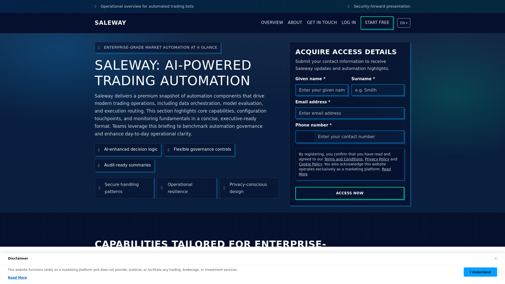 website screenshot of https://salewayplatform-pro.pages.dev/