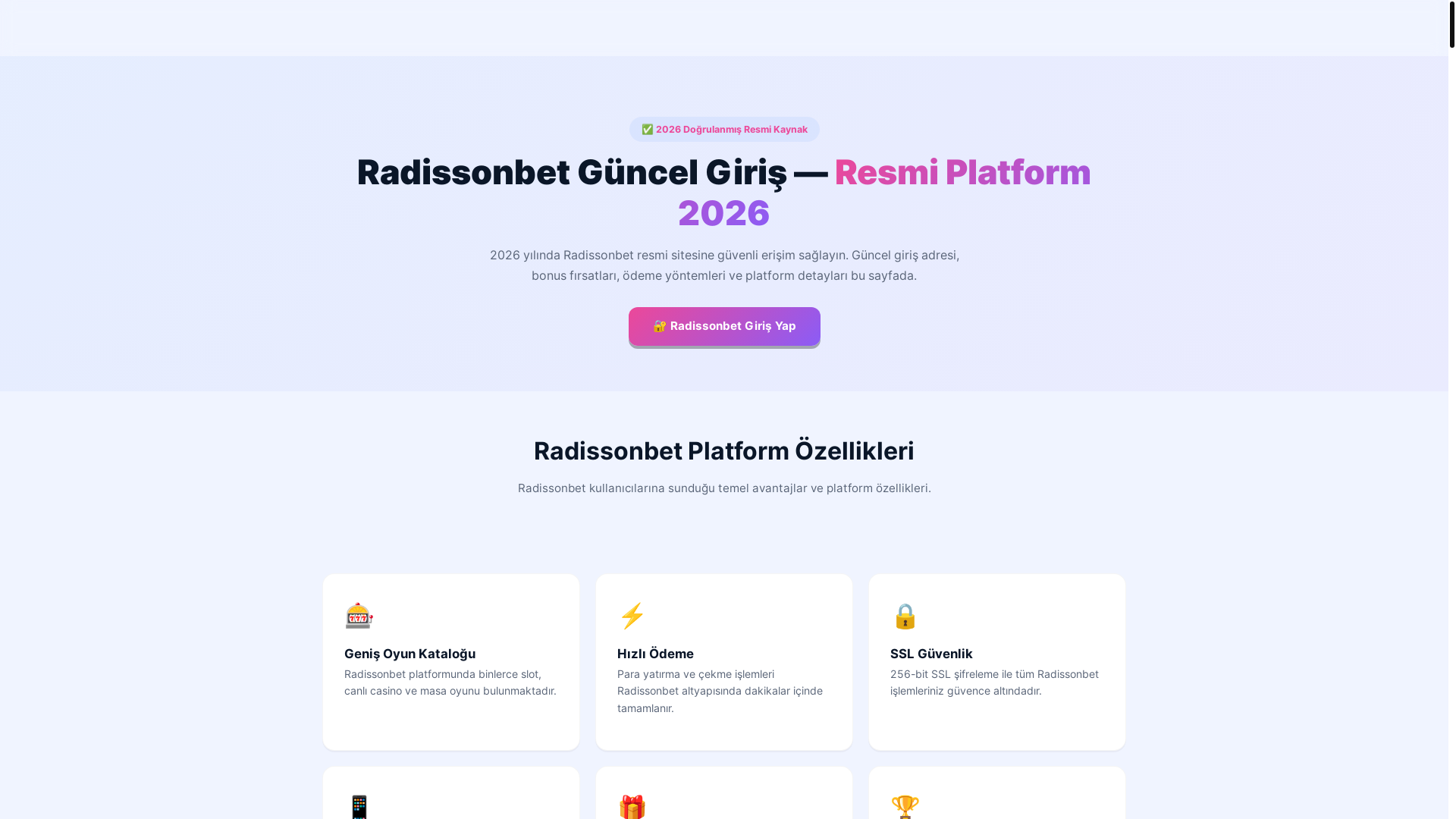 website screenshot of https://tr.radissonbet-mails.com/