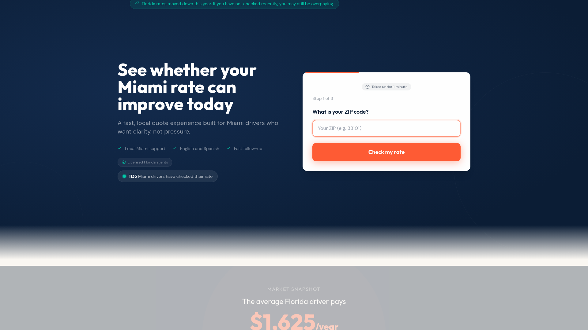 website screenshot of https://quote-miami.pages.dev/