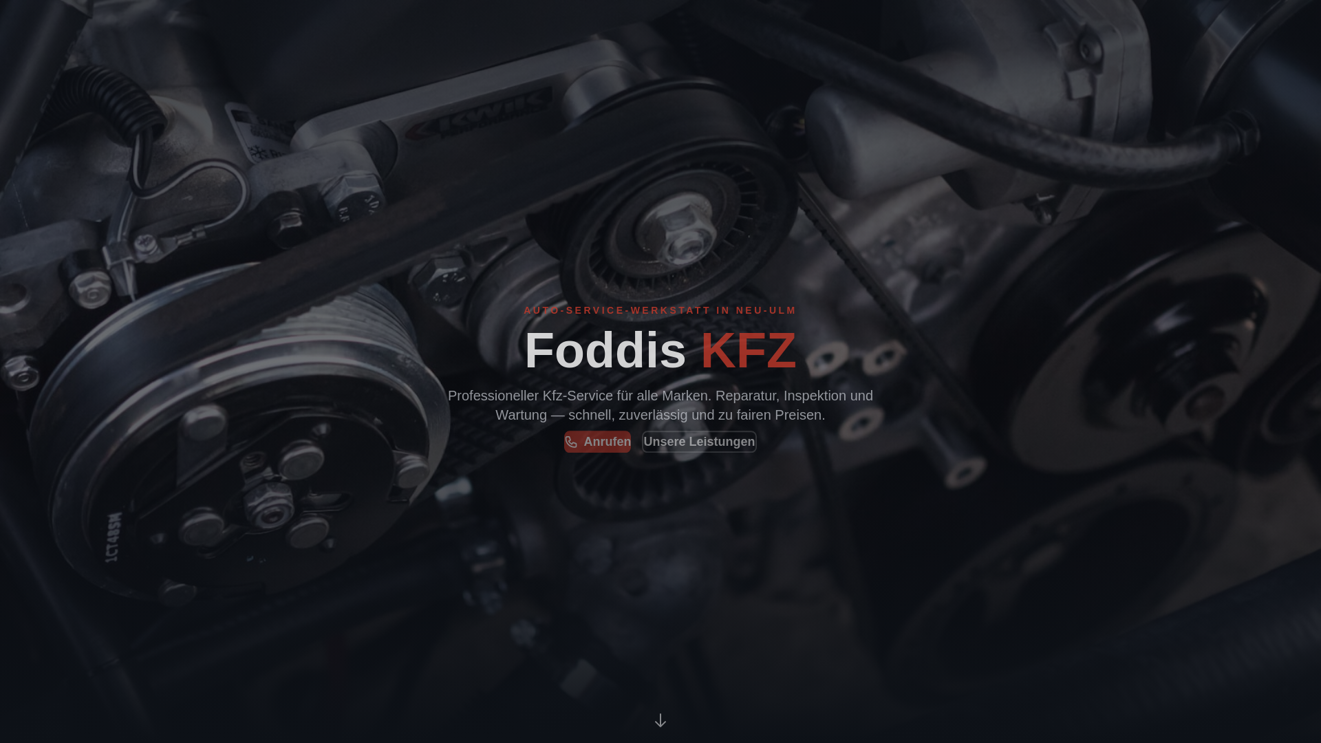 website screenshot of https://foddis-kfz-demo.pages.dev/