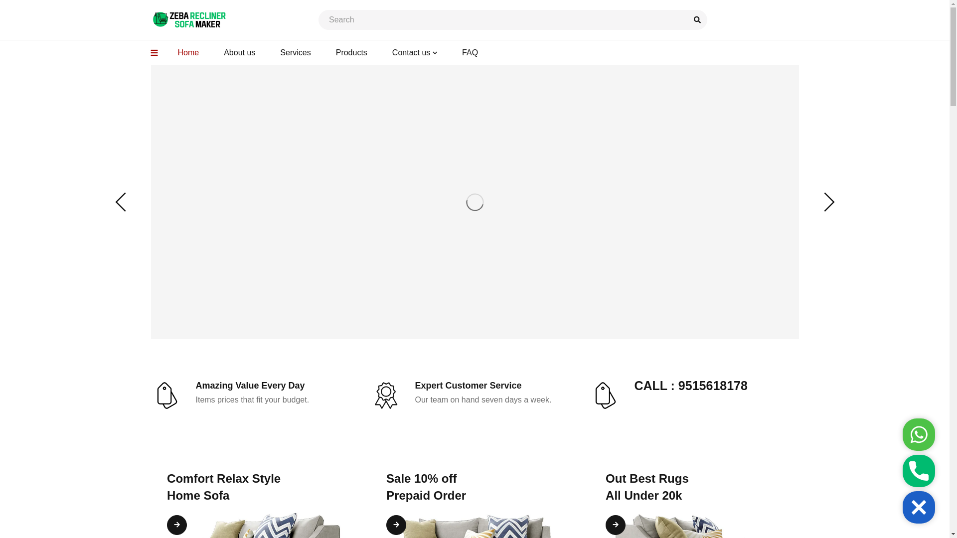 website screenshot of https://zainsofarepairs.in/