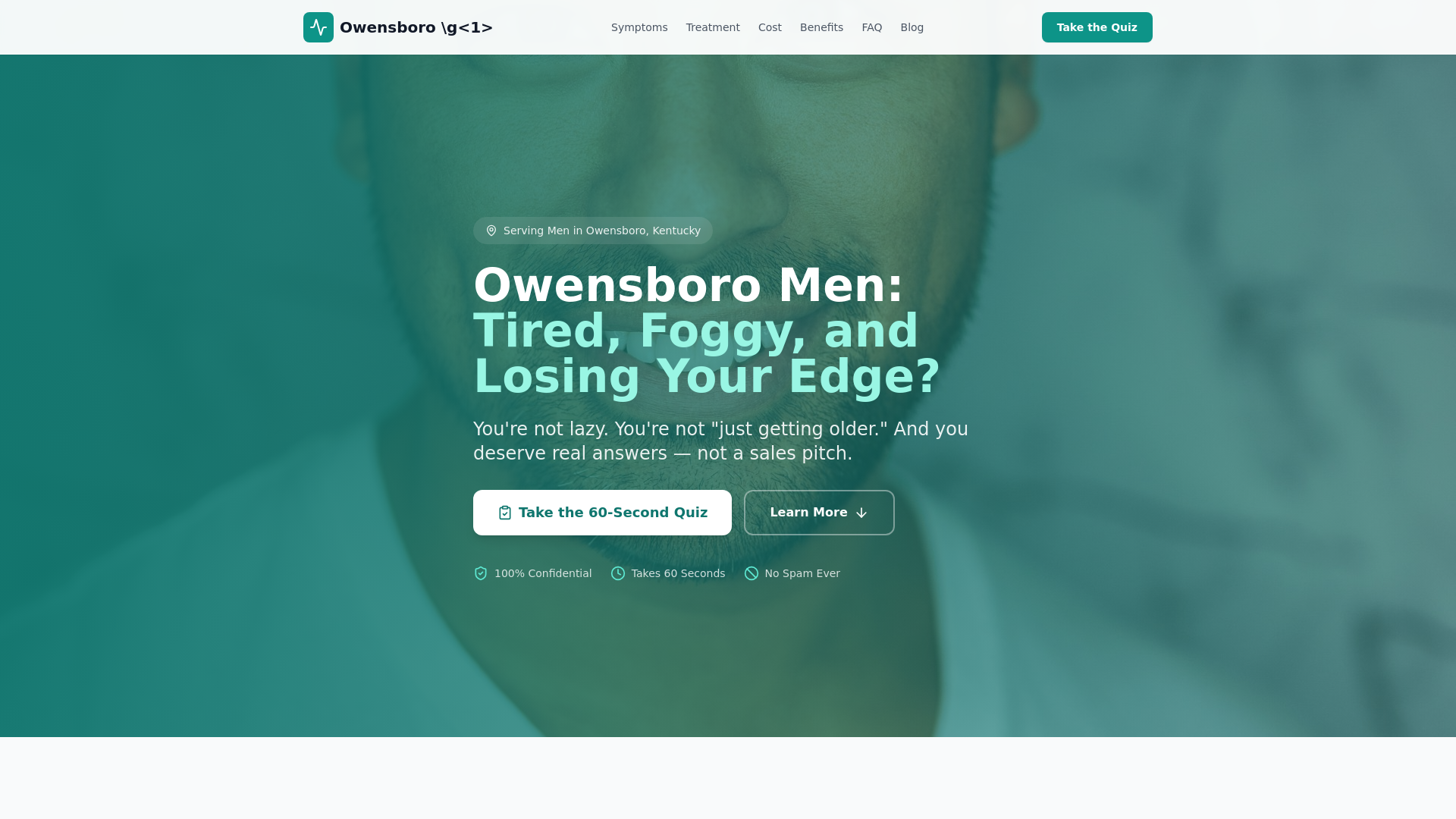 website screenshot of https://owensborotrt.com/