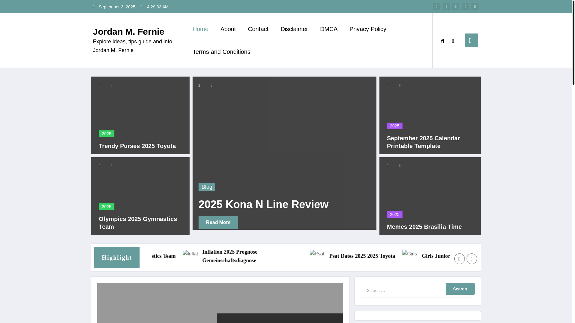 website screenshot of https://jordanmfernie.pages.dev/