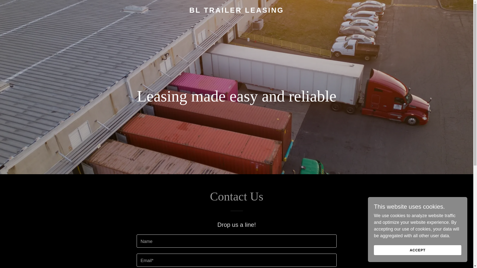 website screenshot of https://bltrailerleasing.com/