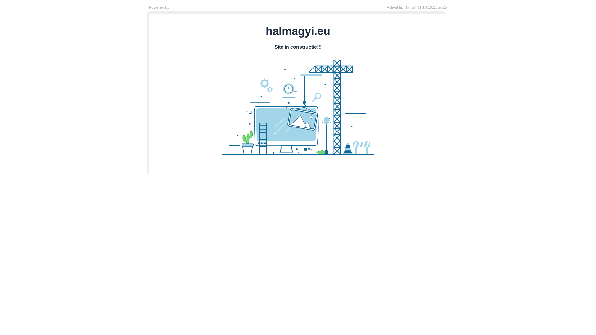 website screenshot of https://halmagyi.eu/