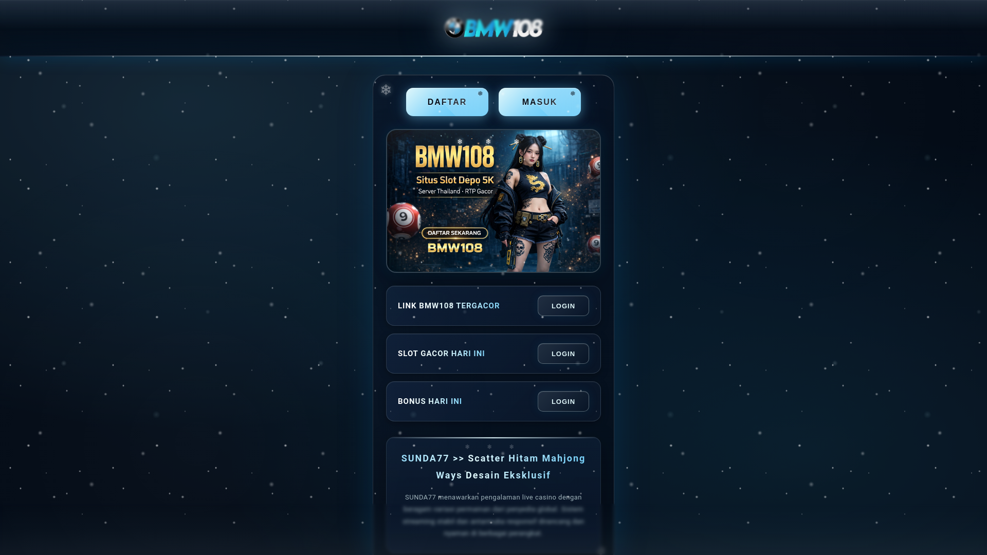 website screenshot of https://thisisyamikawan1337.pages.dev/