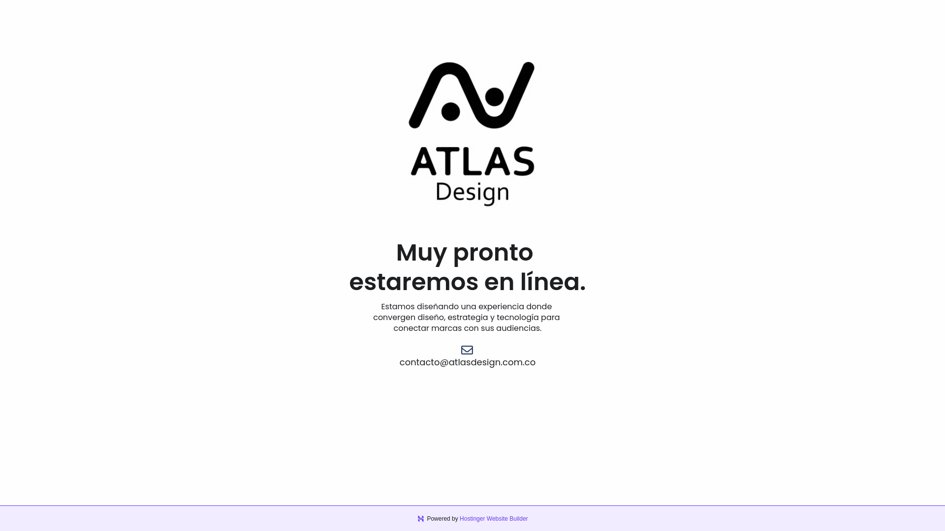 website screenshot of https://atlasdesign.com.co
