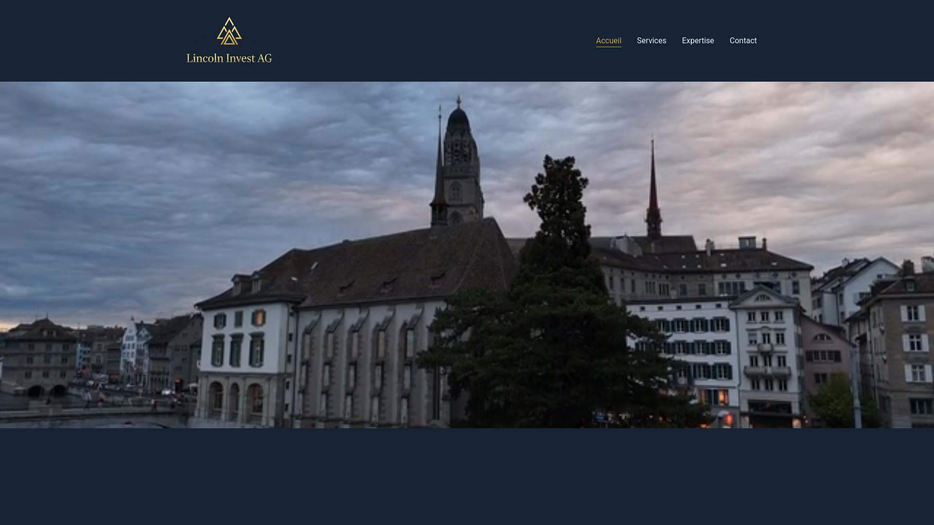 website screenshot of https://lincolnswiss.com/