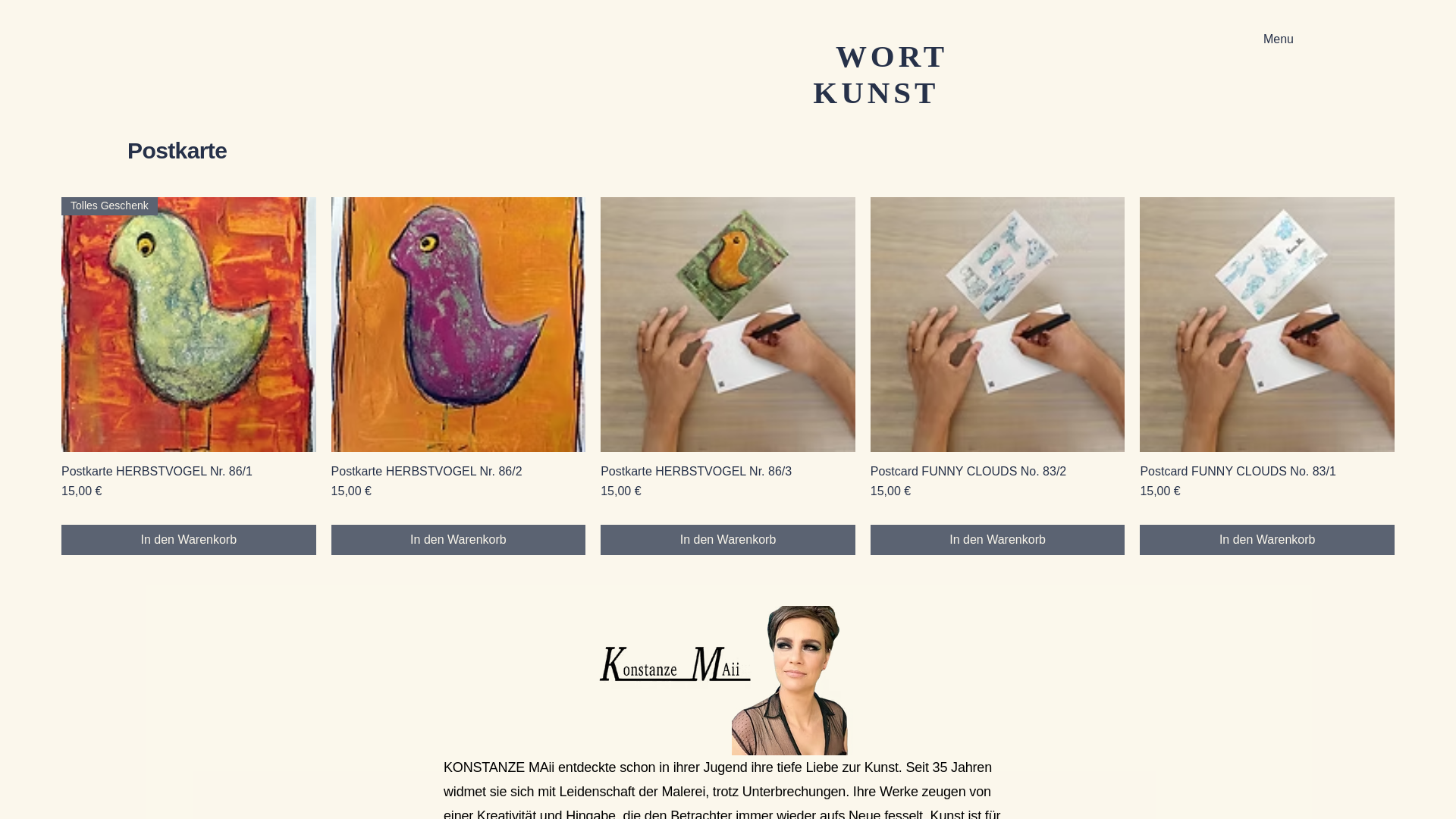 website screenshot of https://konstanzemaii-shop.com