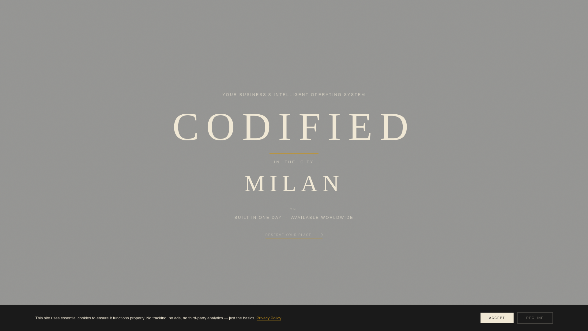 website screenshot of https://codified-in-the-city.pages.dev/