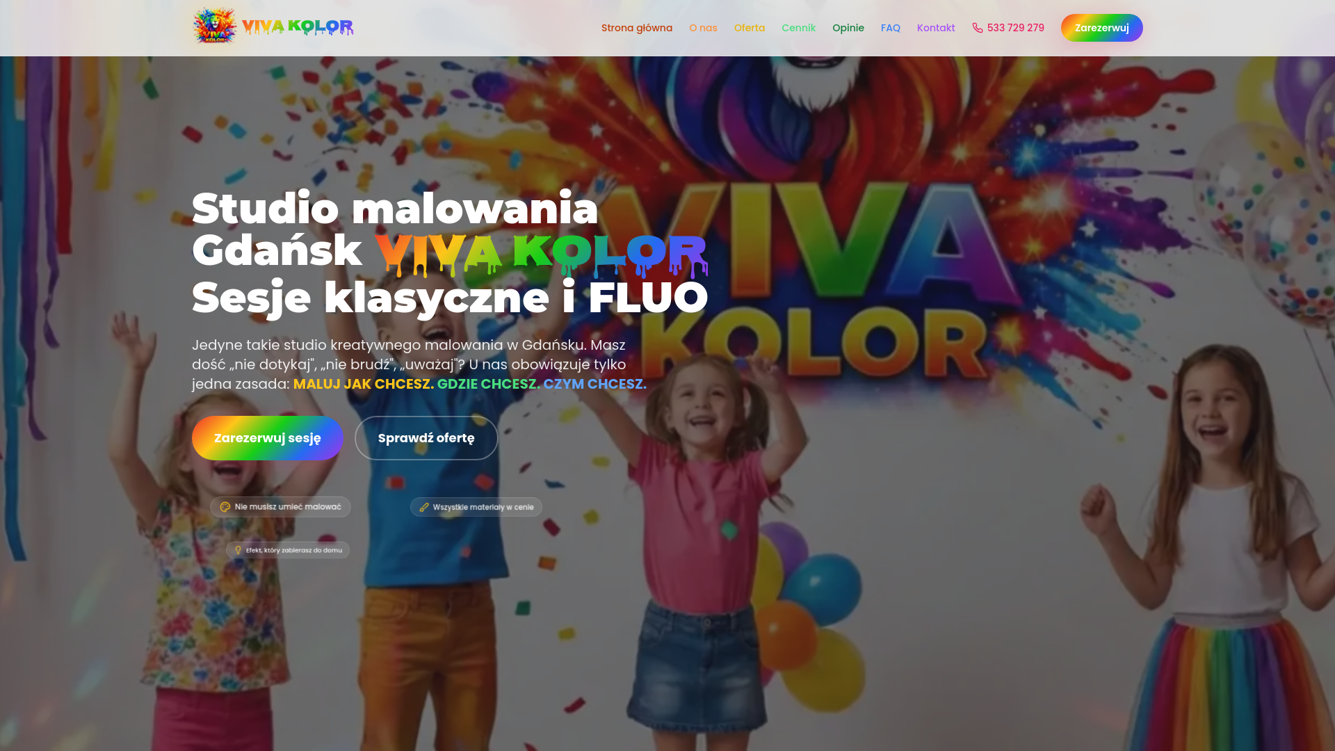 website screenshot of https://vivakolor3.pages.dev/