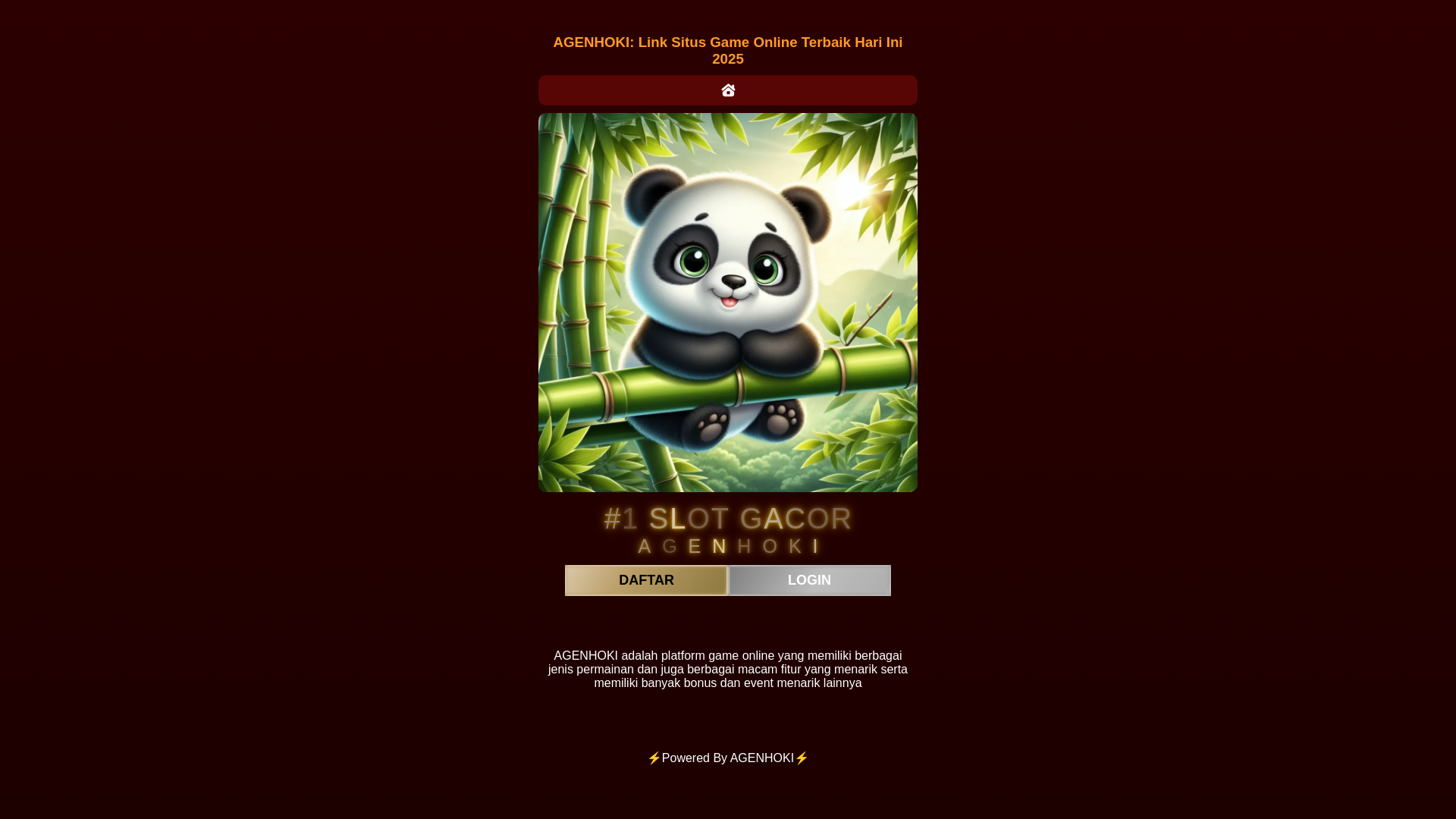 website screenshot of https://agenhoki-baturtengah.pages.dev/